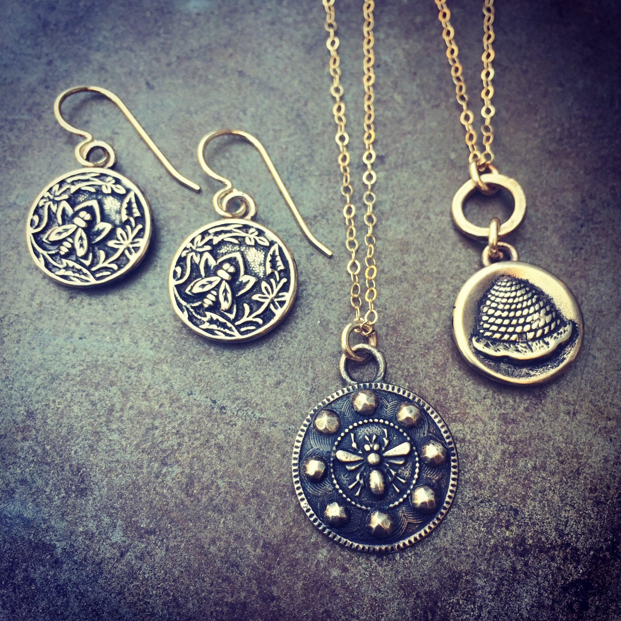 Jewelry for Bee Keepers, Farmers and Gardeners – Compass Rose Design