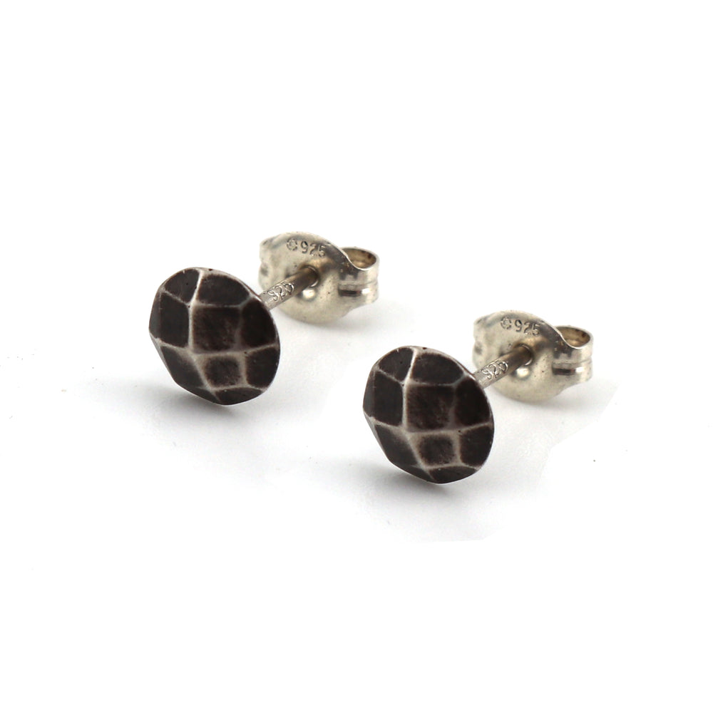 Large RIVET Stud Earrings - Silver