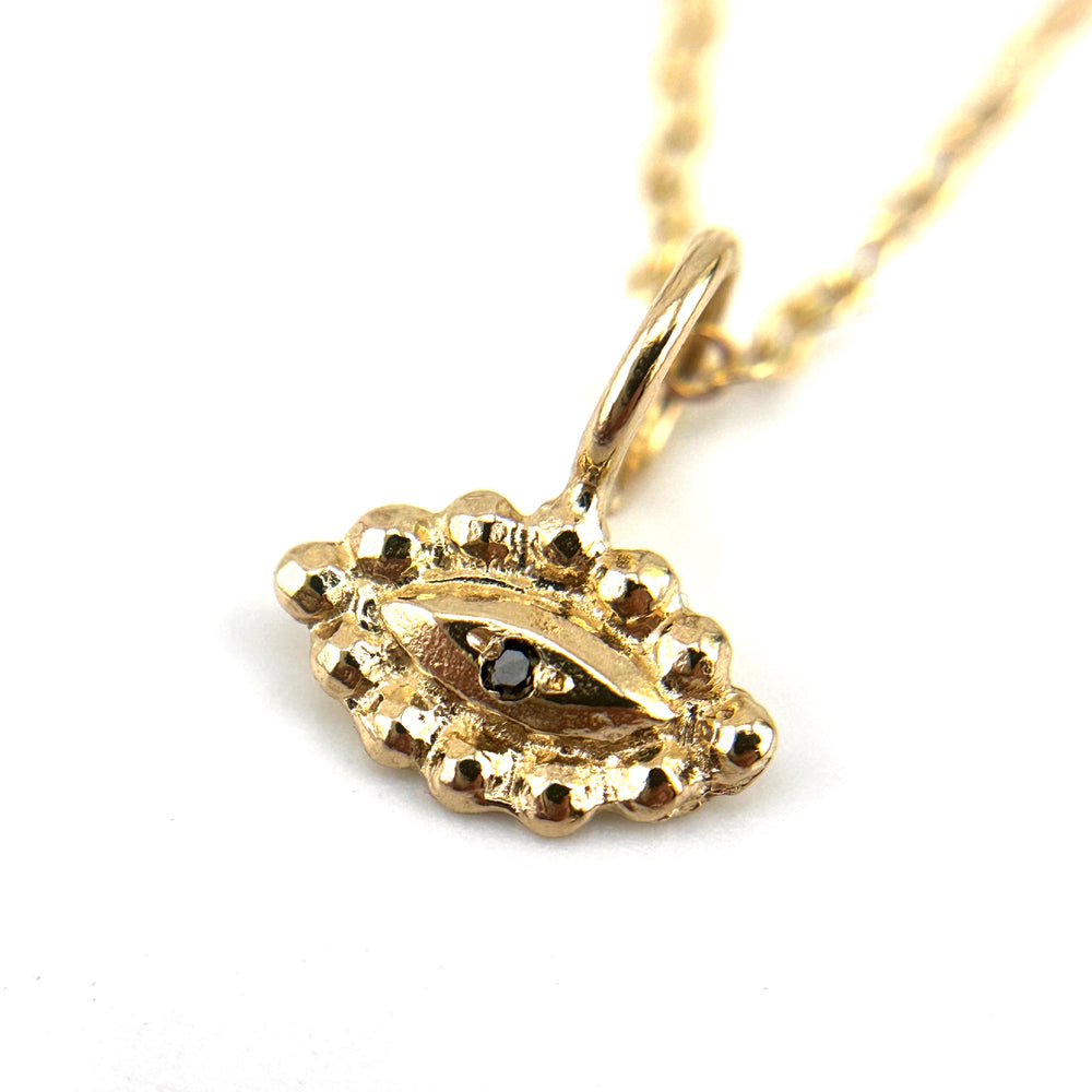 SIGHT Necklace - Black Diamond in 10k GOLD